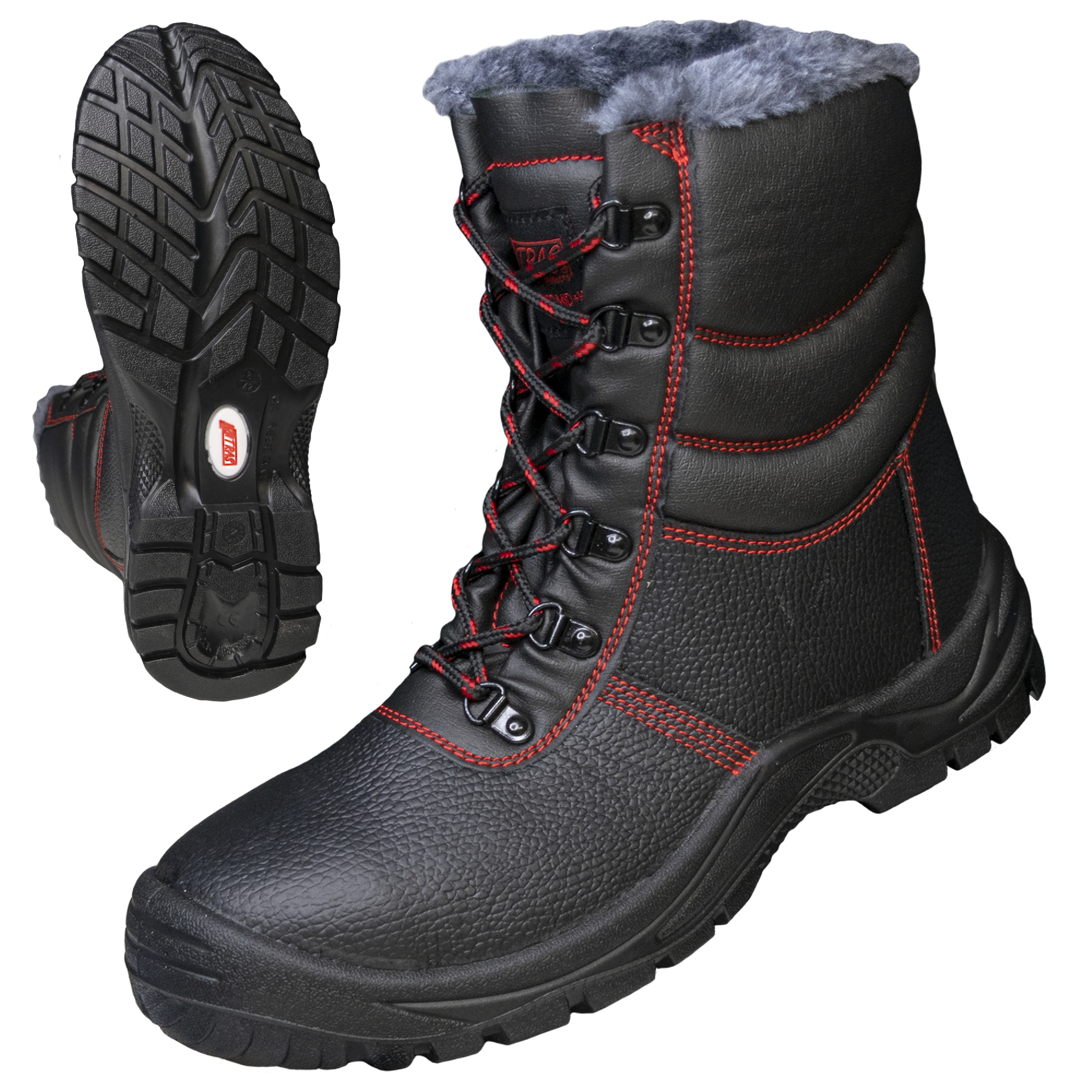 NITRAS BASIC STEP MID+ W, S3 CI Sicherheitswinterstiefel, hoch, schwarz EN ISO 20345
