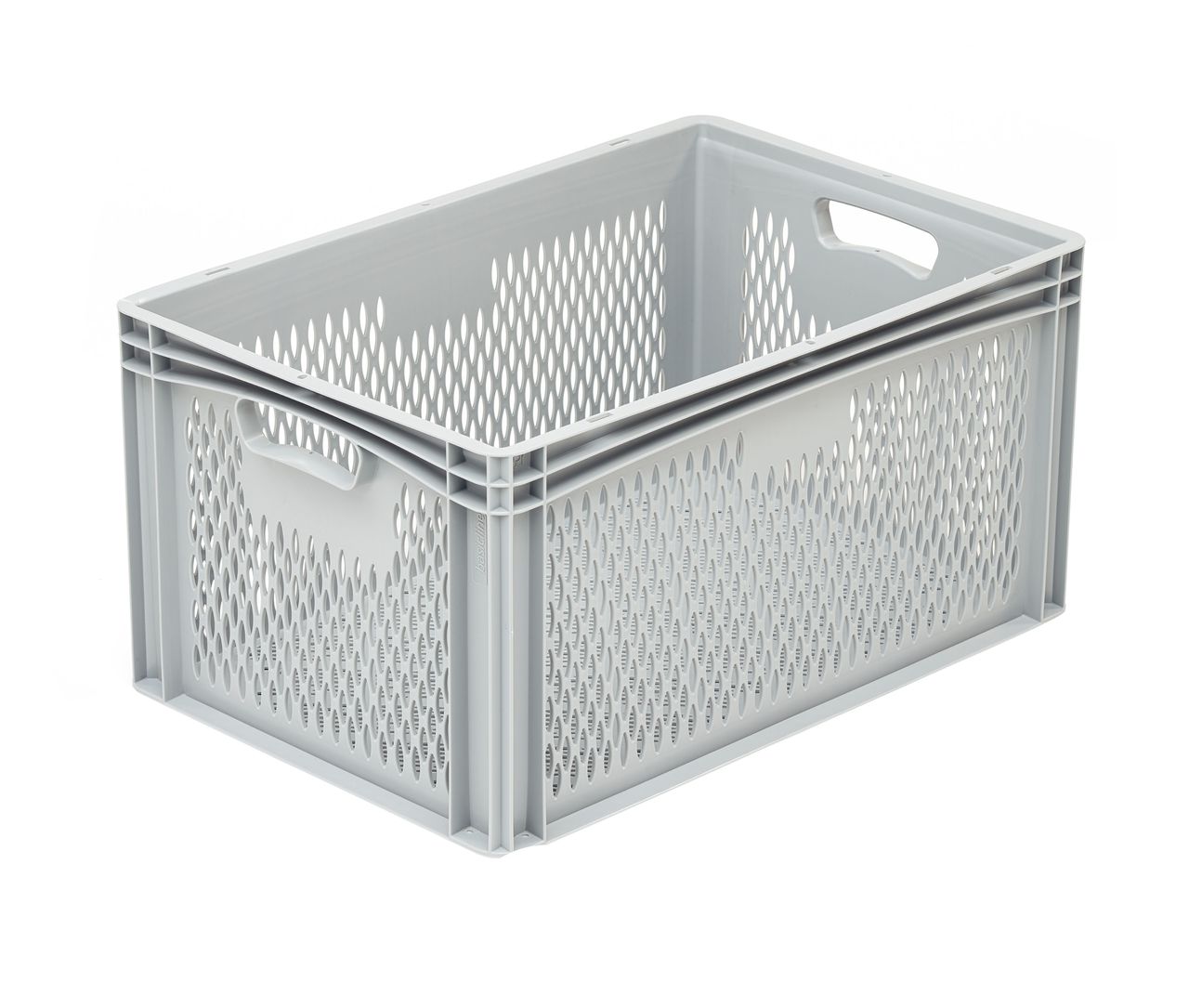 Behälter basicline durchbrochen 600 x 400 x 320 mm  Farbe: grau 401