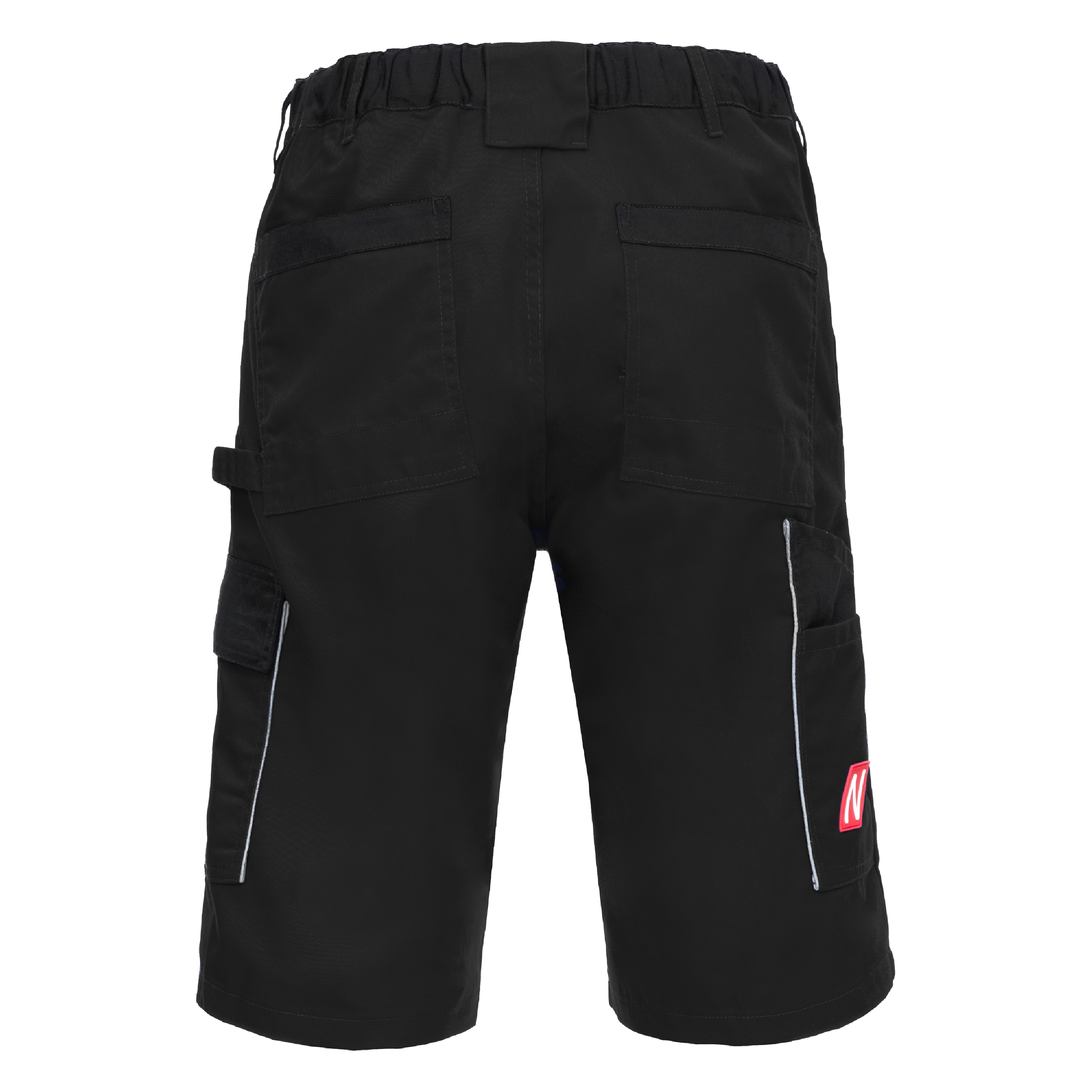 NITRAS MOTION TEX LIGHT, Arbeitshose, kurz, schwarz, OEKO-TEX