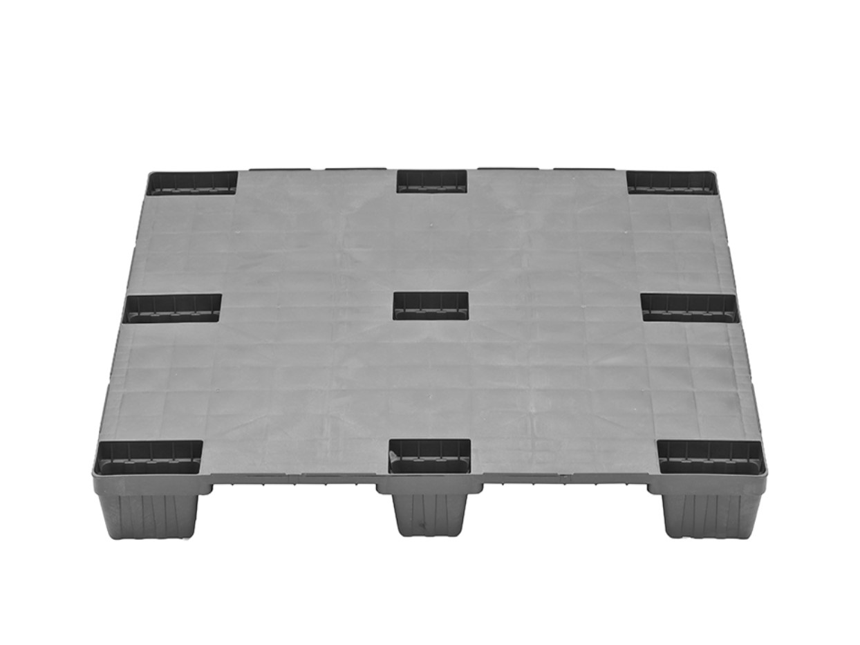 Kunststoffpalette leicht, 1200x1000x140 mm TIDUS light 1210 CD