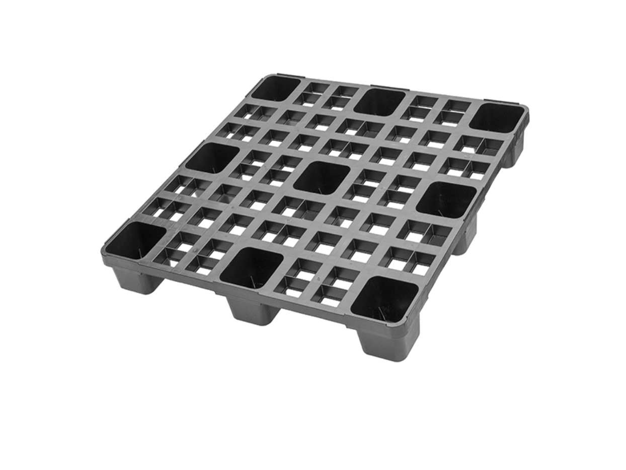 Kunststoffpalette Containerpalette, 1140x1140x140 mm, TIDUS light 1140