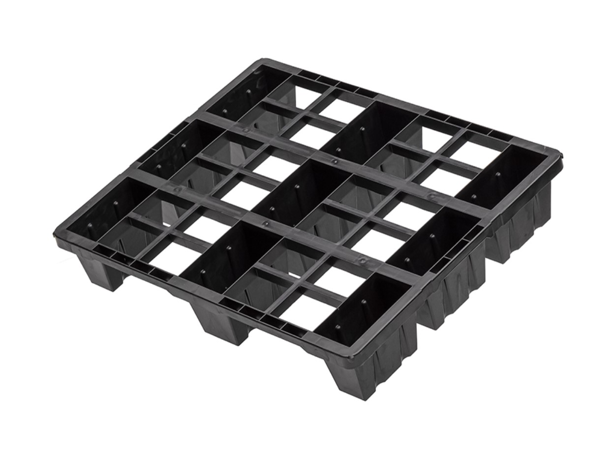 Kunststoff-Displaypalette 800x600x120 mm TIDUS light 806 9F