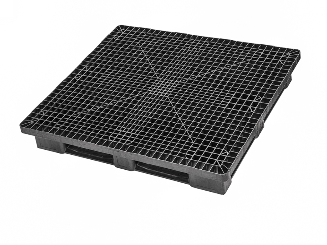 Kunststoffpalette Schwerlastpalette heavy, 1300x1100x160 mm TIDUS heavy 1311 3R